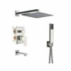 Royal Atlanta 3 Way Shower System Square Brushed Nickel -AMERICANBATH Sales 1385801 0 45937.1647531279