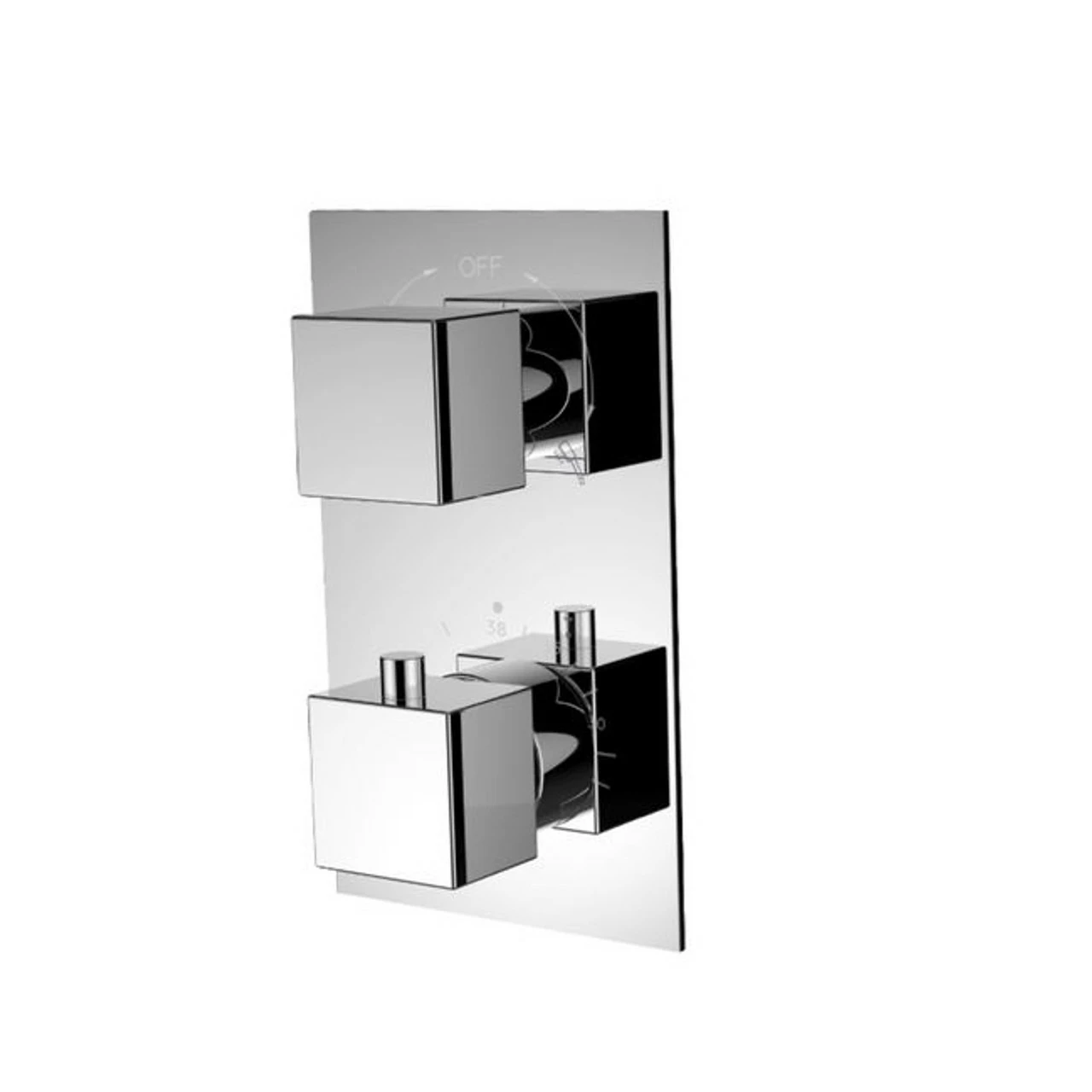 Royal Miami Thermo Shower System Kit Chrome With Slide Bar 4 Royal Miami Thermo Shower System Kit Chrome With Slide Bar - Image 2