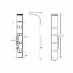 Royal Oakville Shower Panel 11 Royal Oakville Shower Panel -AMERICANBATH Sales 2015C 4 19059.1639076659