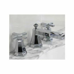 Cavalli Toro Widespread Lavatory Faucet In Chrome With Crossbar Handles