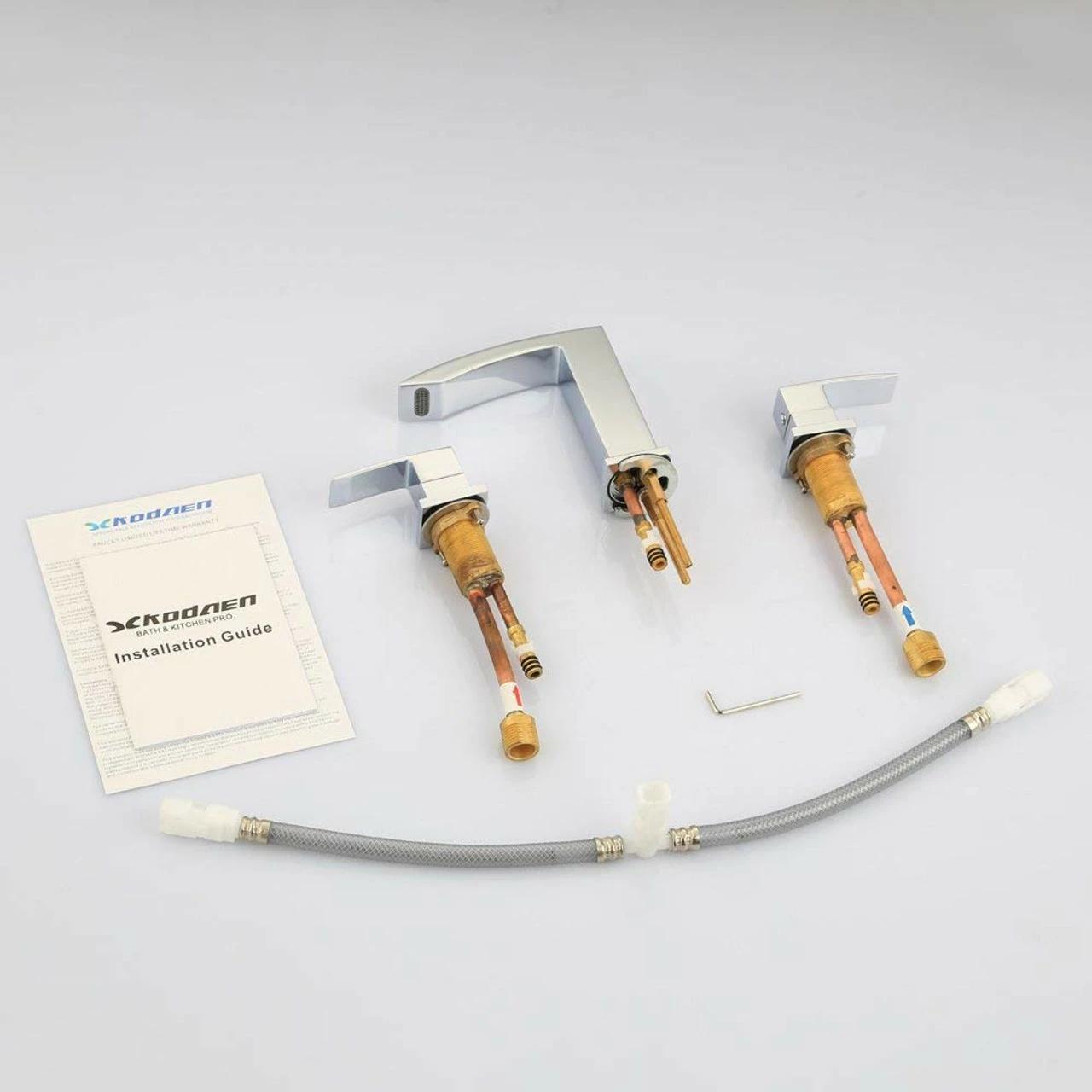 Royal Fall Widespread 8" Faucet Chrome 4 Royal Fall Widespread 8" Faucet Chrome - Image 2