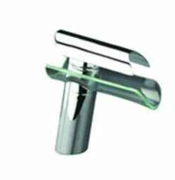Royal Single Handle Waterfall Glass Bathroom Sink Faucet