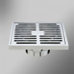 Royal Amazon Square Shower Drain Chrome