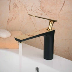 Midnight Gold Rush Bathroom Sink Faucet