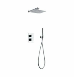 Royal Miami Two-Way Thermostatic Shower System In Brushed Nickel