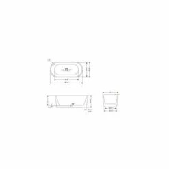Royal Colorado 59" Freestanding Bathtub -AMERICANBATH Sales 6815 59 3 49001.1659017644.1280.1280 77511.1678892903