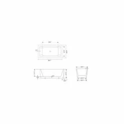 Royal Fiona 59" Inch Freestanding Bath Tub 13 Royal Fiona 59" Inch Freestanding Bath Tub -AMERICANBATH Sales 6821 59 1 40793.1668434253