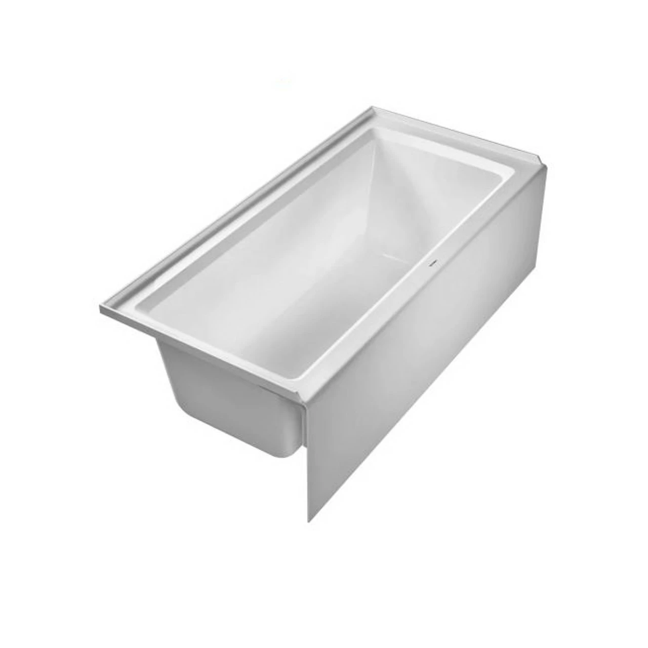 Duravit Architect 66" Alcove Acrylic Soaking Tub With Left Drain And Overflow 4 Duravit Architect 66" Alcove Acrylic Soaking Tub With Left Drain And Overflow - Image 2