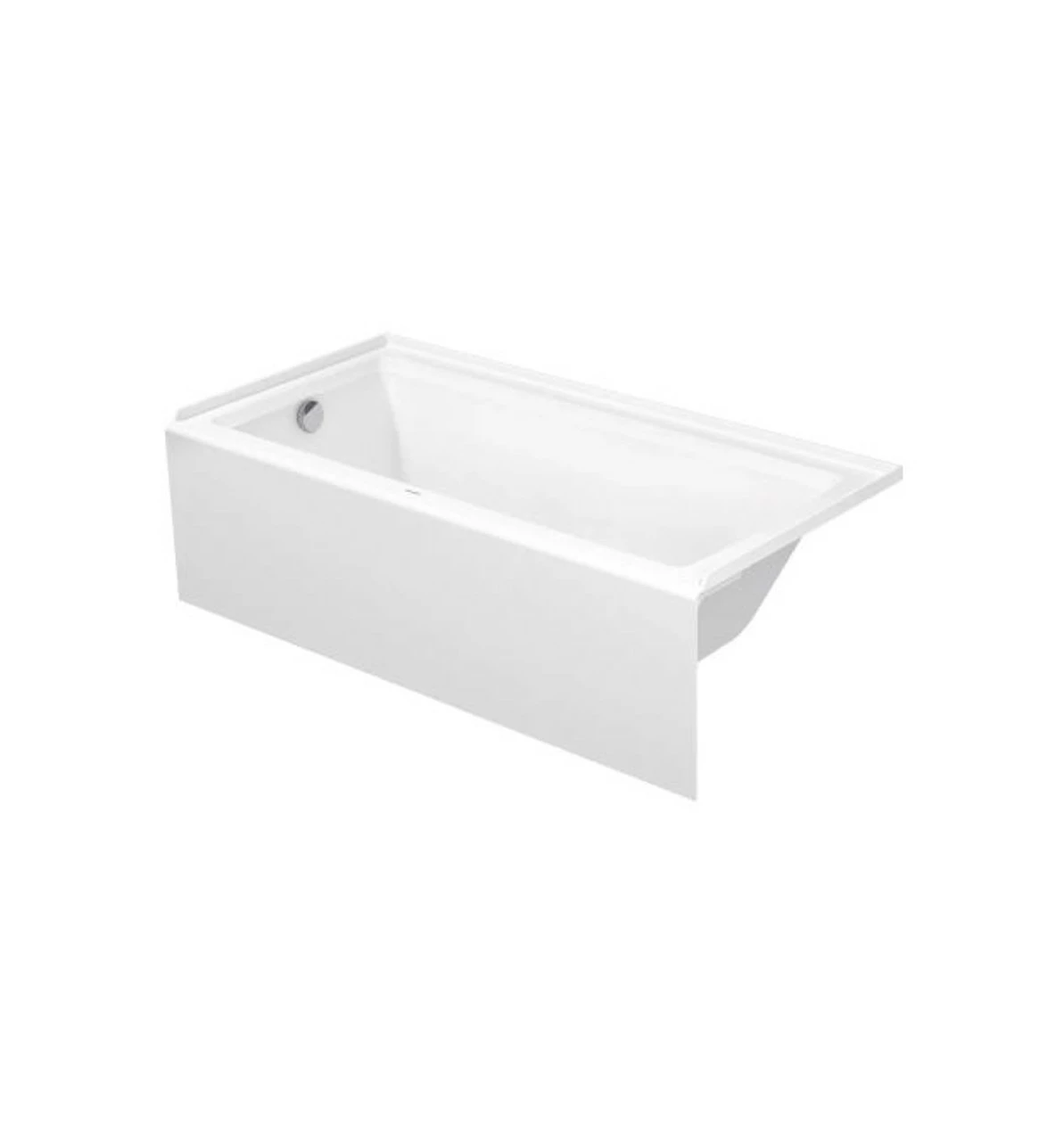 Duravit Architect 66" Alcove Acrylic Soaking Tub With Left Drain And Overflow 7 Duravit Architect 66" Alcove Acrylic Soaking Tub With Left Drain And Overflow - Image 5