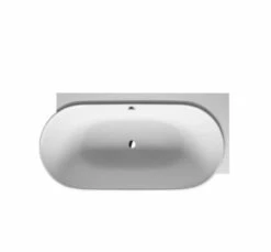 Duravit Luv 72-7/8" Corner Ceramic Soaking Tub - Less Drain Waste And Overflow