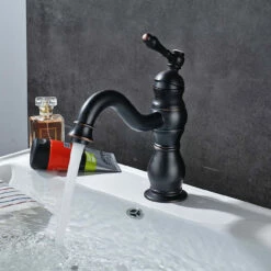 Florence Single Lever Oil Rubbed Bronze Bathroom Faucet
