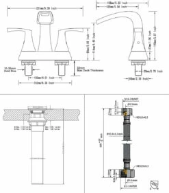Royal Costa 4" Center Set Brushed Nickel Faucet -AMERICANBATH Sales 81lQmUAfTxL. AC SL1500 36836.1570645190
