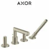 Axor Uno Deck Mounted Roman Tub With Built-In Diverter - Includes Hand Shower -AMERICANBATH Sales AXR 1 64234.1653491202
