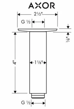 Axor Uno Thermostatic Shower System With Shower Head, Handshower, Slide Bar, And Volume Control - Includes Rough-In Valve 23 Axor Uno Thermostatic Shower System With Shower Head, Handshower, Slide Bar, And Volume Control - Includes Rough-In Valve -AMERICANBATH Sales Axor 7.1 29785.1651765588
