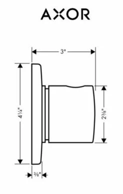 Axor Uno Thermostatic Shower System With Shower Head, Handshower, Slide Bar, And Volume Control - Includes Rough-In Valve 21 Axor Uno Thermostatic Shower System With Shower Head, Handshower, Slide Bar, And Volume Control - Includes Rough-In Valve -AMERICANBATH Sales Axor 7.3 92377.1651765588