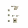 Brizo Sensori Custom Thermostatic Shower System With Showerhead, Volume Controls, And Body Sprays - Valves Included