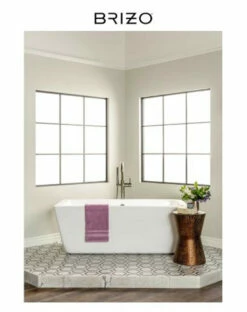 Brizo Odin Free Standing Tub Filler With Built-In Diverter - Includes Hand Shower -AMERICANBATH Sales Brizo 1 Gold 49088.1652970074