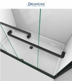 DreamLine Encore 56-60" W X 76" H Semi-Frameless Bypass Sliding Shower Door 31 DreamLine Encore 56-60" W X 76" H Semi-Frameless Bypass Sliding Shower Door -AMERICANBATH Sales DL 2 Black.3 31796.1653161743