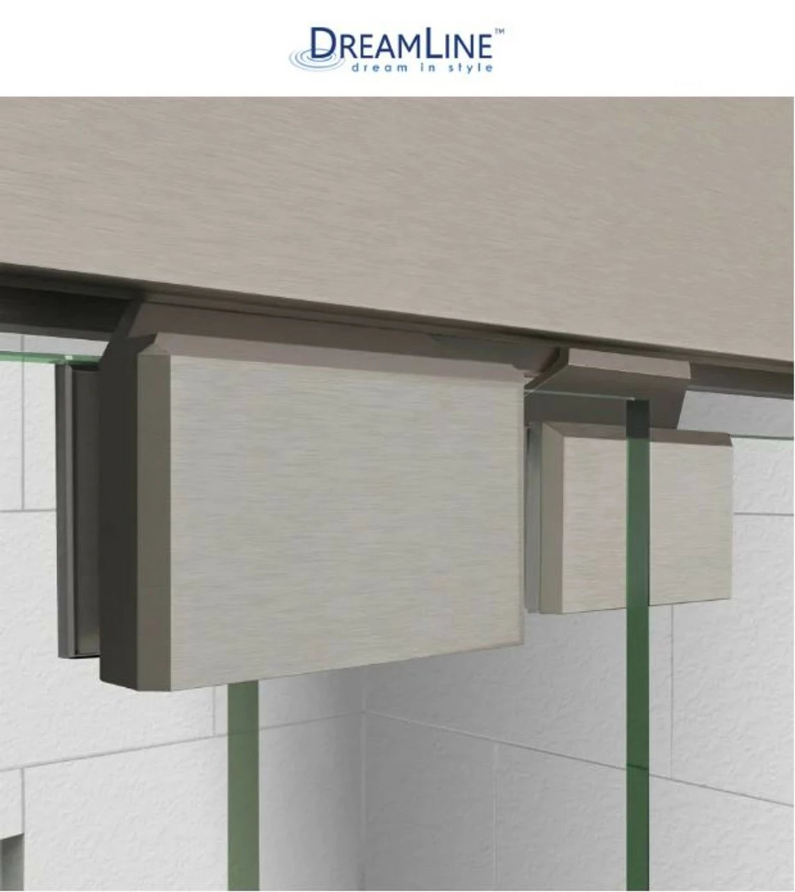 DreamLine Encore 56-60" W X 76" H Semi-Frameless Bypass Sliding Shower Door 7 DreamLine Encore 56-60" W X 76" H Semi-Frameless Bypass Sliding Shower Door - Image 5