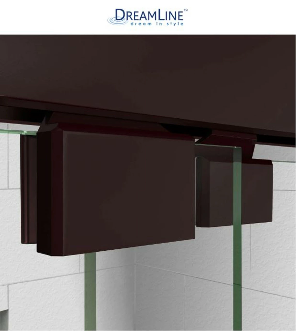 DreamLine Encore 56-60" W X 76" H Semi-Frameless Bypass Sliding Shower Door 4 DreamLine Encore 56-60" W X 76" H Semi-Frameless Bypass Sliding Shower Door - Image 2