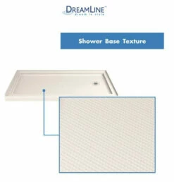 DreamLine Charisma 78-3/4" High X 60" Wide 32" Deep Sliding Frameless Shower Door With Clear Glass, SlimeLine Shower Base Kit, And Right Drain -AMERICANBATH Sales DL 3.10 31337.1653163142