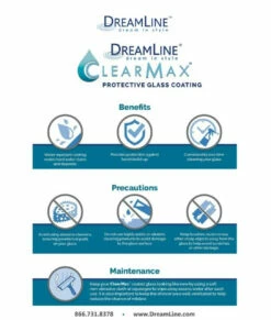 DreamLine Charisma 78-3/4" High X 60" Wide 36" Deep Sliding Frameless Shower Door With Clear Glass, SlimeLine Shower Base Kit, And Right Drain -AMERICANBATH Sales DL 3.13 21112.1653164233