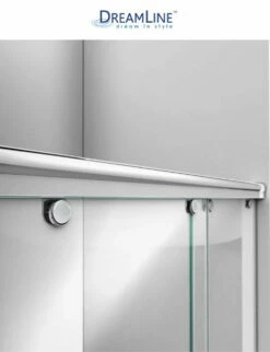 DreamLine Charisma 78-3/4" High X 60" Wide 36" Deep Sliding Frameless Shower Door With Clear Glass, SlimeLine Shower Base Kit, And Right Drain -AMERICANBATH Sales DL 3.7 70788.1653164232