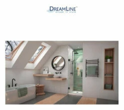 DreamLine Unidoor-LS 72" High X 28" Wide Hinged Frameless Shower Door With Clear Glass -AMERICANBATH Sales DLine 1.12 33906.1653144046
