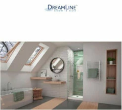 DreamLine Unidoor-LS 72" High X 28" Wide Hinged Frameless Shower Door With Clear Glass -AMERICANBATH Sales DLine 1.1 79167.1653144047