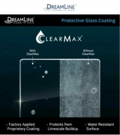 DreamLine Unidoor-LS 72" High X 30" Wide Hinged Frameless Shower Door With Clear Glass -AMERICANBATH Sales Dline 2.2 21590.1653145124
