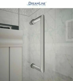 DreamLine Unidoor 72" High X 30" Wide Hinged Frameless Shower Door With Clear Glass -AMERICANBATH Sales Dline 3.5 47643.1653146960