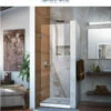 DreamLine Unidoor 72" High X 30" Wide Hinged Frameless Shower Door With Clear Glass