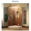 DreamLine Prism Plus 72" H X 38" W X 38" D Hinged Frameless Shower Enclosure With Clear Glass And 40" X 40" Shower Base