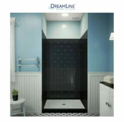 DreamLine QWALL-VS 32 - 36" W X 41" D X 76" H Acrylic Backwall Shower Kit (2)