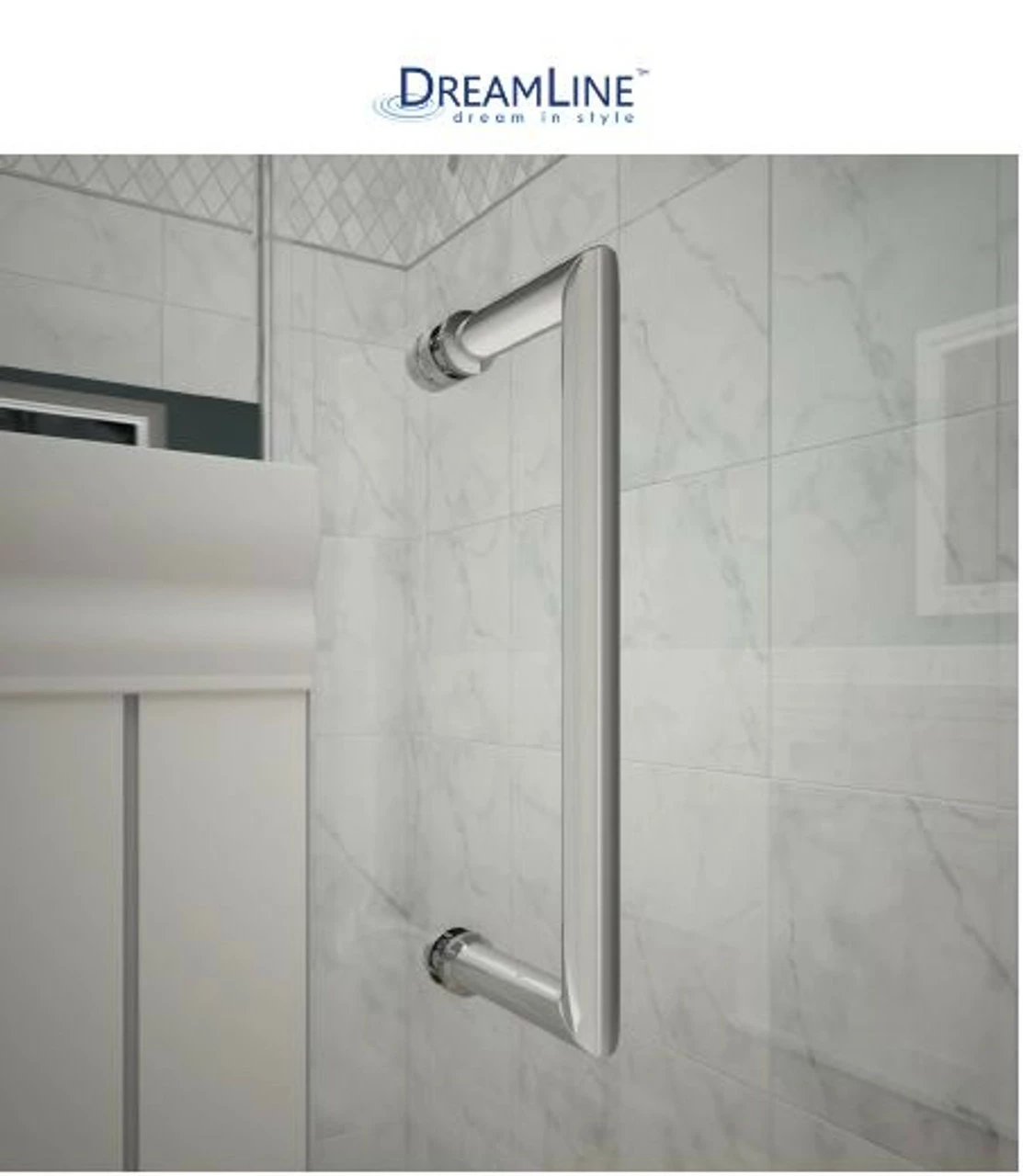 DreamLine Unidoor Plus 29 1/2 In. W X 30 3/8 In. D X 72 In. H Hinged Shower Enclosure 6 DreamLine Unidoor Plus 29 1/2 In. W X 30 3/8 In. D X 72 In. H Hinged Shower Enclosure - Image 4