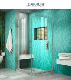 DreamLine Unidoor Plus 29 1/2 In. W X 30 3/8 In. D X 72 In. H Hinged Shower Enclosure