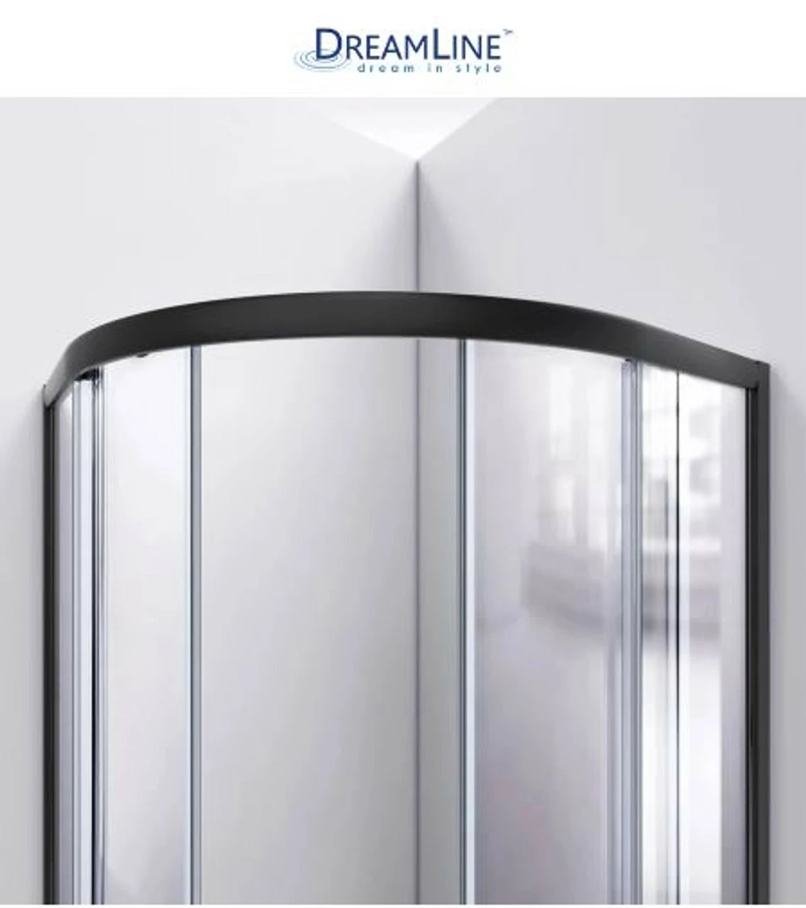 DreamLine Prime 33" Wide X 76 3/4" High Semi-Frameless Frosted Glass Sliding Shower Enclosure - Includes Shower Base 7 DreamLine Prime 33" Wide X 76 3/4" High Semi-Frameless Frosted Glass Sliding Shower Enclosure - Includes Shower Base - Image 5