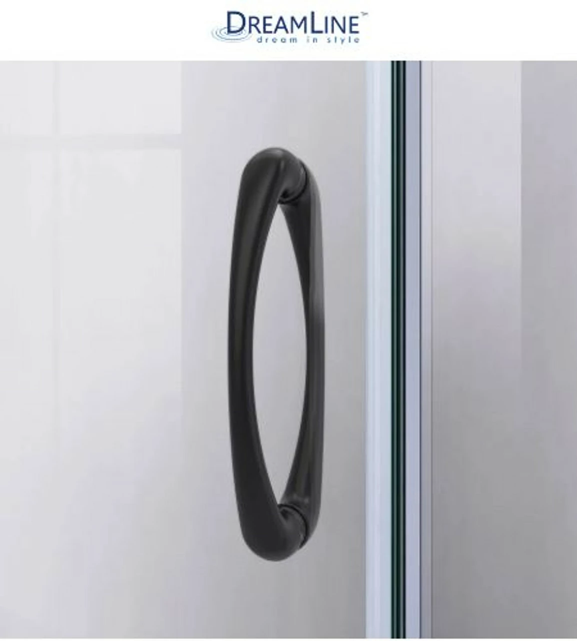 DreamLine Prime 33" Wide X 76 3/4" High Semi-Frameless Frosted Glass Sliding Shower Enclosure - Includes Shower Base 10 DreamLine Prime 33" Wide X 76 3/4" High Semi-Frameless Frosted Glass Sliding Shower Enclosure - Includes Shower Base - Image 8