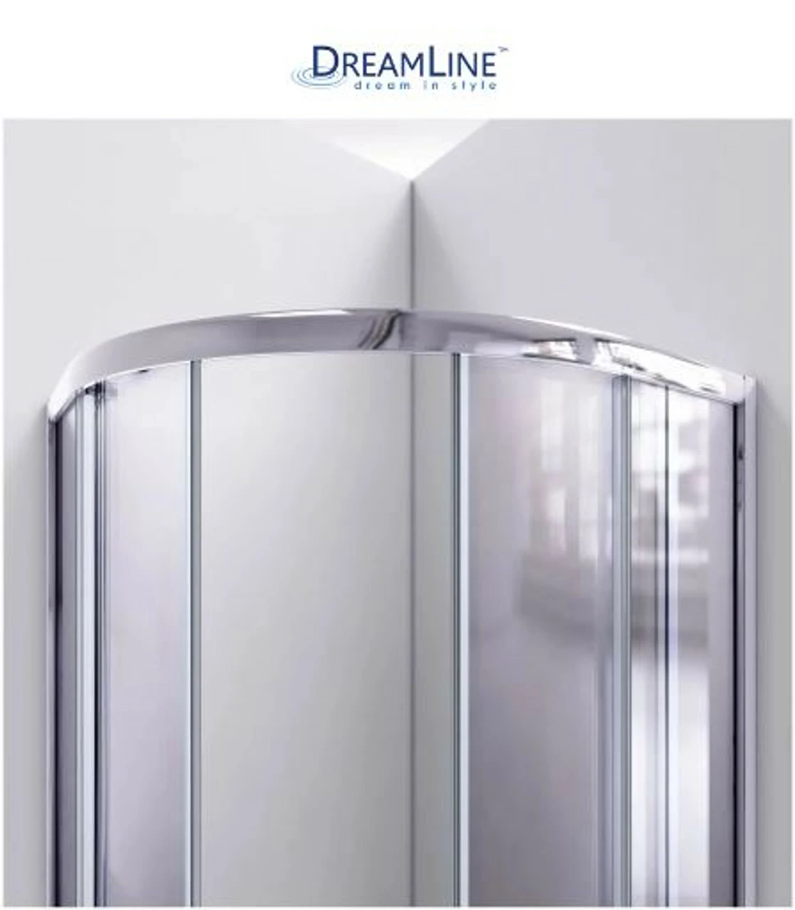 DreamLine Prime 33" Wide X 76 3/4" High Semi-Frameless Frosted Glass Sliding Shower Enclosure - Includes Shower Base 5 DreamLine Prime 33" Wide X 76 3/4" High Semi-Frameless Frosted Glass Sliding Shower Enclosure - Includes Shower Base - Image 3