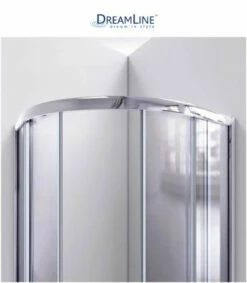 DreamLine Prime 33" Wide X 76 3/4" High Semi-Frameless Clear Glass Sliding Shower Enclosure - Includes Shower Base -AMERICANBATH Sales Dreamline 19.5 76387.1653337242