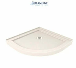 DreamLine Prime 36" Wide X 74 3/4" High Semi-Frameless Frosted Glass Sliding Shower Enclosure - Includes Shower Base -AMERICANBATH Sales Dreamline 21.2 55290.1653338198