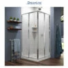 DreamLine Cornerview 74-3/4" High X 36" Wide Corner Shower Module -AMERICANBATH Sales Dreamline 4 Chrome 18684.1651510623