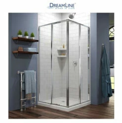 DreamLine Cornerview 74-3/4" High X 36" Wide Corner Shower Module