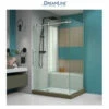 DreamLine Enigma-X 76" High X 49" Wide X 34-1/2" Deep Sliding Frameless Shower Enclosure With Clear Glass