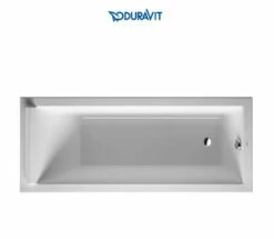 Duravit Starck 67" Drop In Acrylic Soaking Tub With Right Drain And Overflow