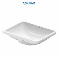 Duravit Starck 3 20-7/8" Rectangular Ceramic Undermount Bathroom Sink With Overflow