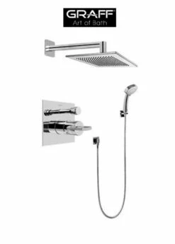 Graff LunaSadeTarga Pressure Balanced Shower With Metal Knob Handle
