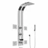Graff Qubic Thermostatic Shower System Trim With Metal Lever Handles, Rainshower Head, Hand Shower, Diverter And Bodysprays -AMERICANBATH Sales GFF 22 26628.1656433501