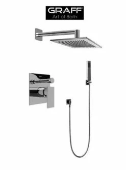 Graff Solar Pressure Balanced Shower With Metal Lever Handle
