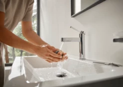 Hansgrohe Finoris 1.2 GPM Single-Hole Faucet 100 With Pop-Up Drain -AMERICANBATH Sales HANS FIN 1.6 21589.1675352256